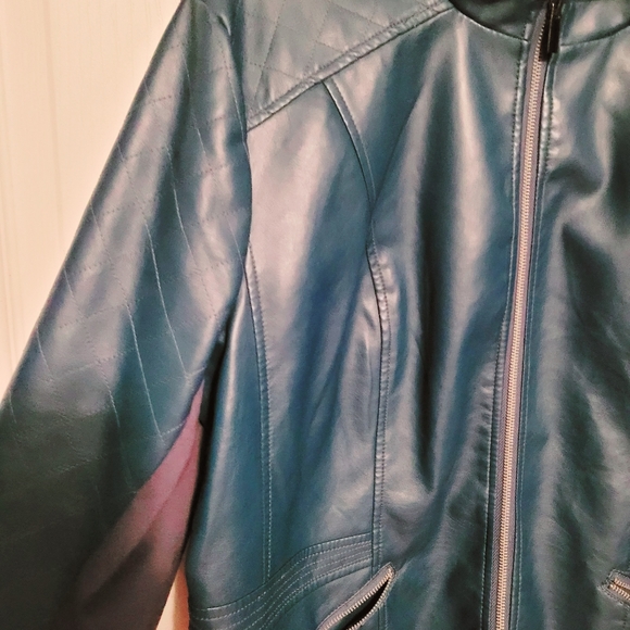 Blue Motorcycle Jacket - Picture 3 of 7